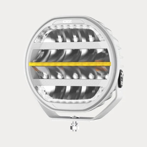 OZZ XR3 P9" R65 weiß mit Warnleuchte (10-35V)