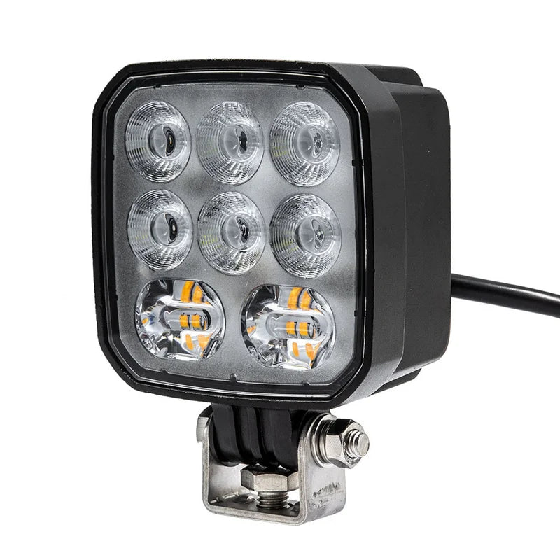 LED Arbeitsscheinwerfer | R65 Blitzer | 2250 Lumen | 9-36v | 4m. Kabel | WFF-1822A