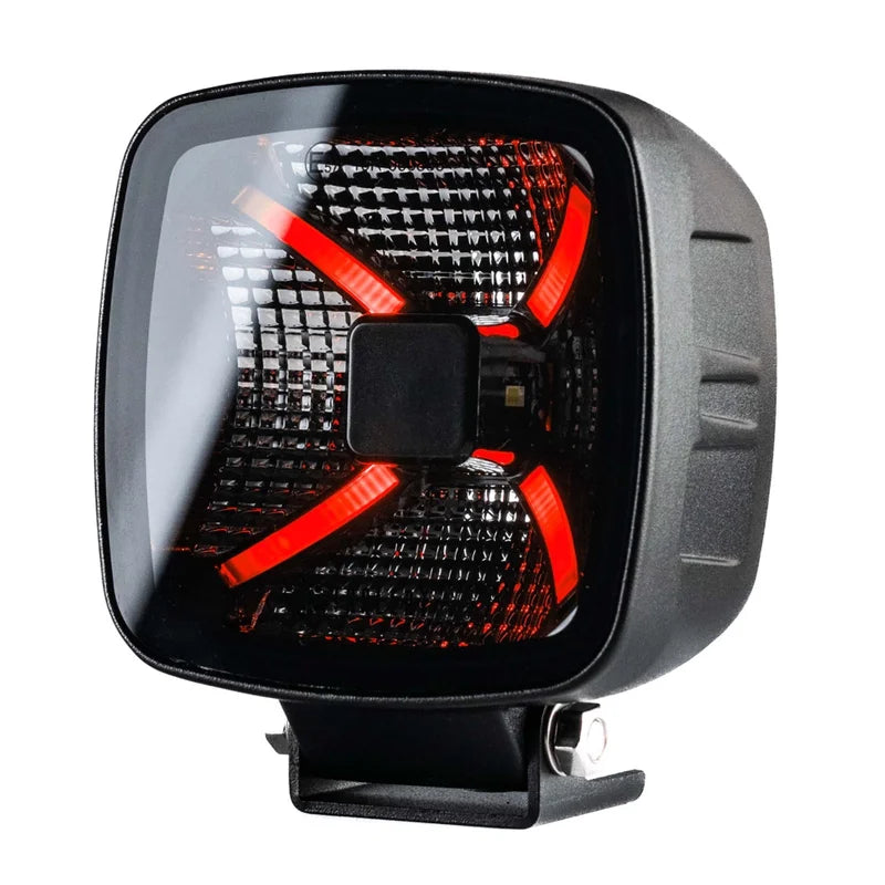LED Arbeitsscheinwerfer mit Positionslicht (RWA) 10-30v | 400cm Kabel