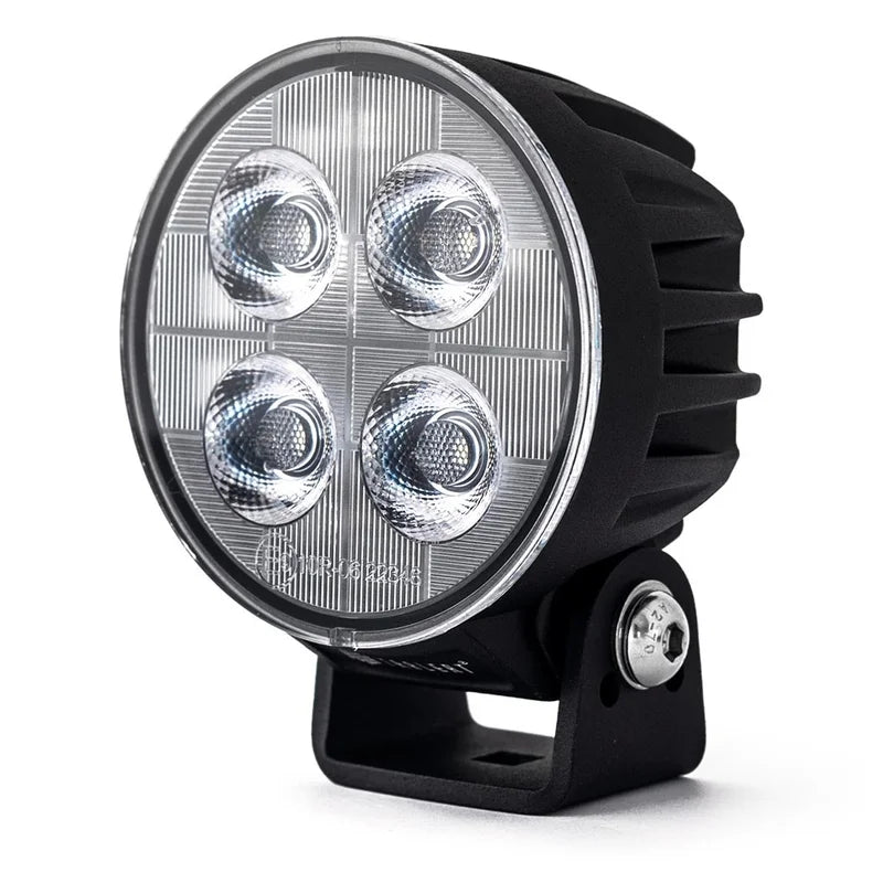 LED Arbeitsscheinwerfer rund | 3800 Lumen | 40Watt | eingebauter Deutsch-Stecker | 9-36v | WF-4038R
