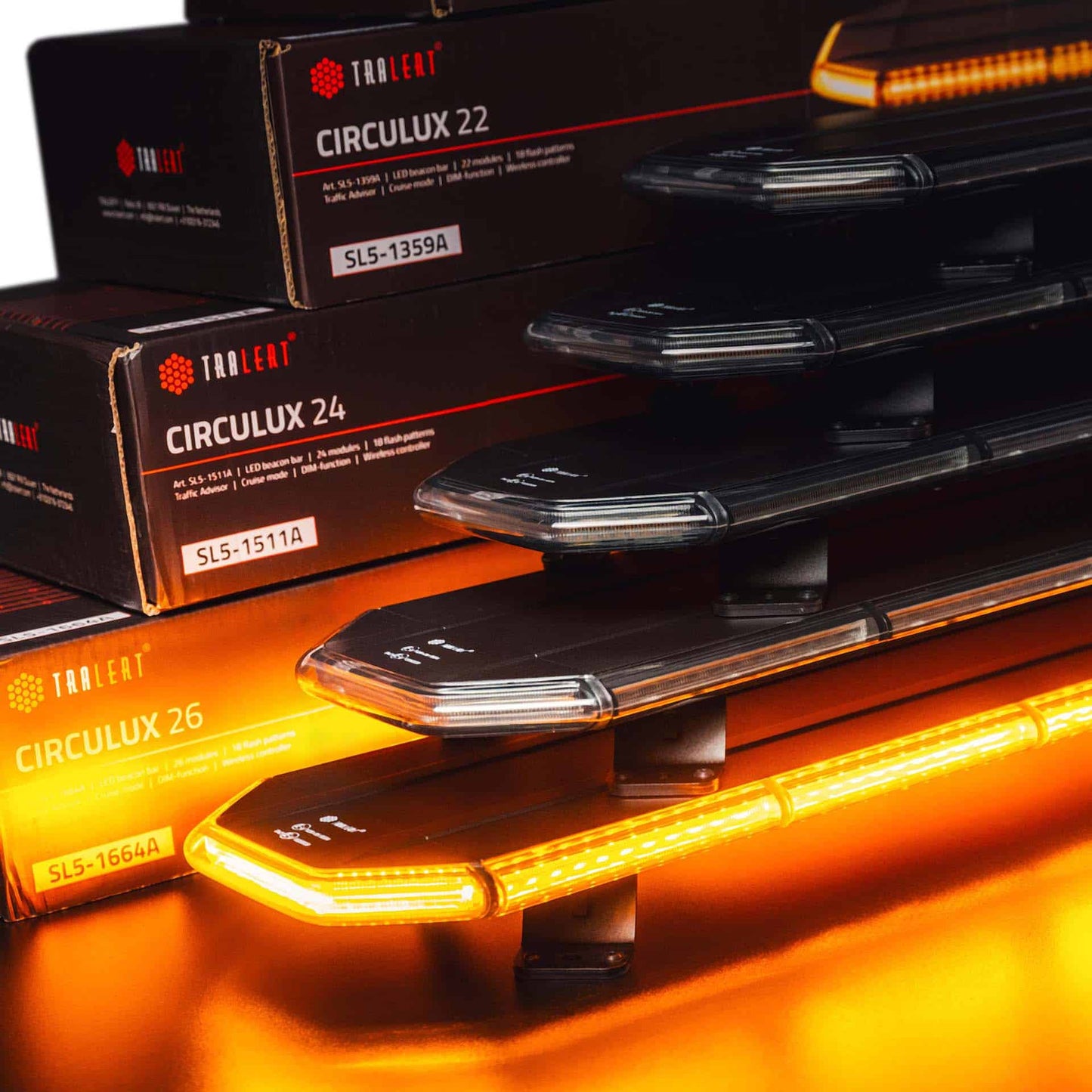 LED amber | 1664mm | 12-24v | inkl. Controller