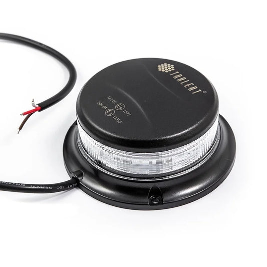 LED Rundumleuchte | amber | mit klarer Linse | 12-24v | R65 | 3-Schraube | S07ZL601AC