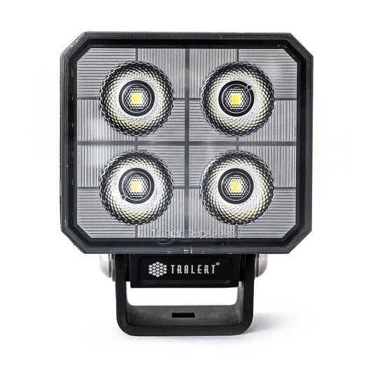 LED Arbeitsscheinwerfer quadratisch | 3800 Lumen | 40Watt | eingebauter Deutsch-Stecker | 9-36v | WF-4038V