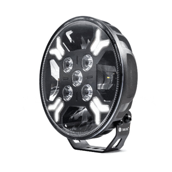 LED Ypsilon 9LED amber-weiß mit Blitzer 7850lm - 3m Kabel | WD-12078.1