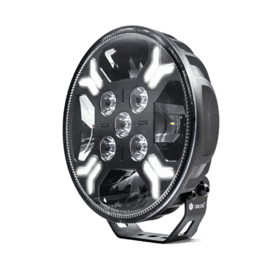 LED Ypsilon 9LED amber-weiß mit Blitzer 7850lm - 3m Kabel | WD-12078.1