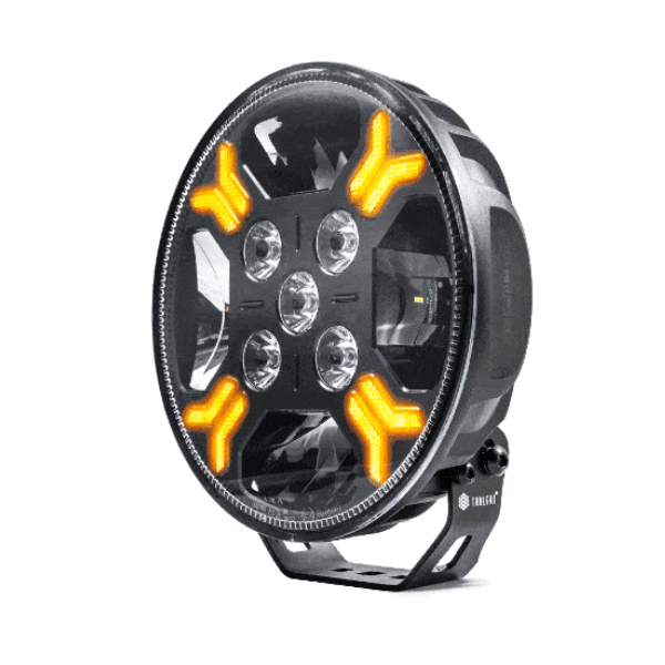 LED Ypsilon 9LED amber-weiß mit Blitzer 7850lm - 3m Kabel | WD-12078.1