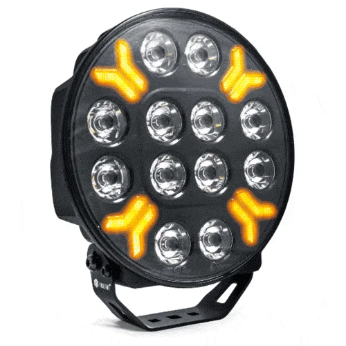 LED Ypsilon 12LED amber-weiß mit Blitzer 8000lm - 3m Kabel | WD-12080.1