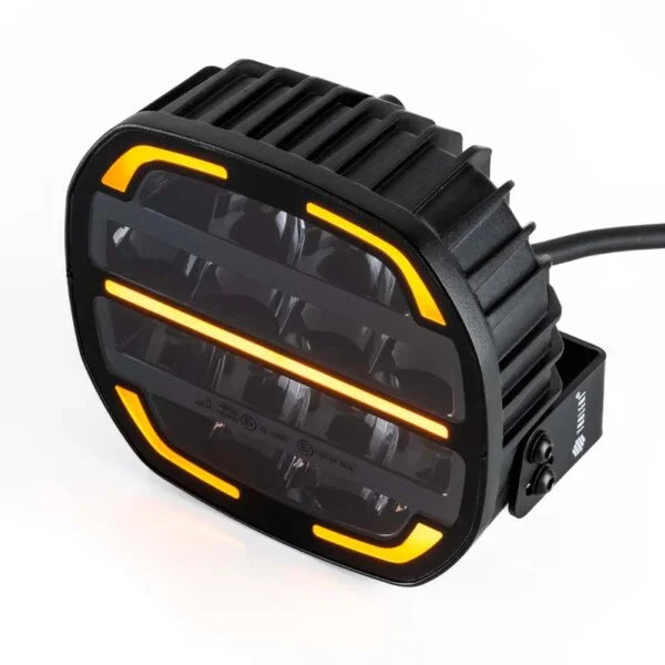 LED Fernscheinwerfer darklook/schwarz 12-24v / 14.000lm