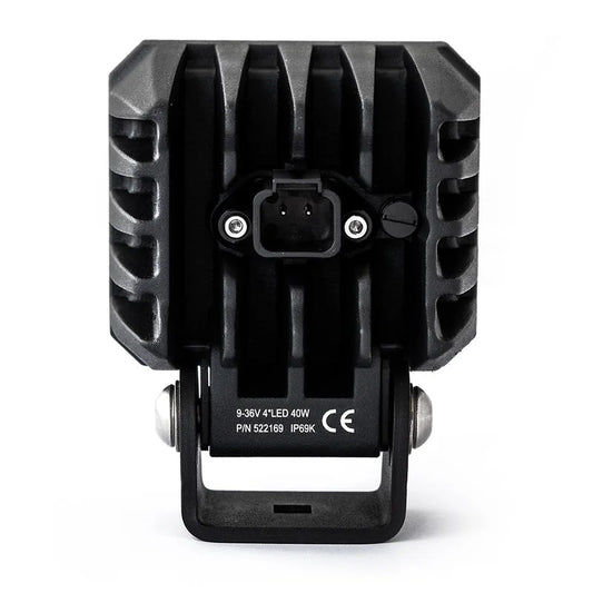 LED Arbeitsscheinwerfer quadratisch | 3800 Lumen | 40Watt | eingebauter Deutsch-Stecker | 9-36v | WF-4038V