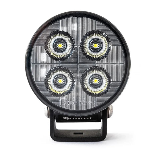 LED Arbeitsscheinwerfer rund | 3800 Lumen | 40Watt | eingebauter Deutsch-Stecker | 9-36v | WF-4038R